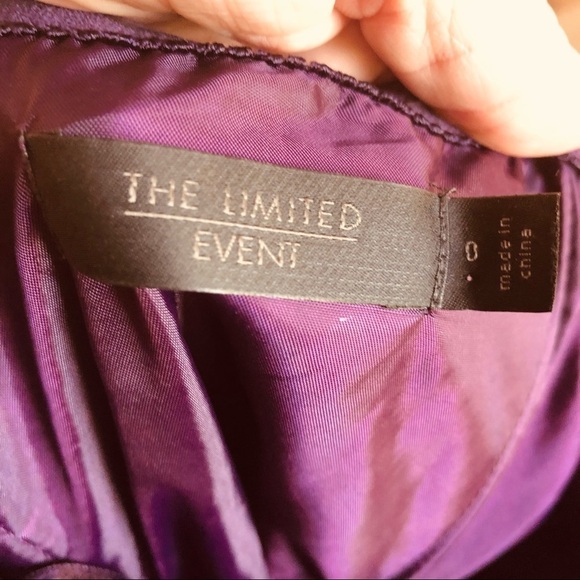 The Limited Formal Strapless Dress Plum - Picture 8 of 8